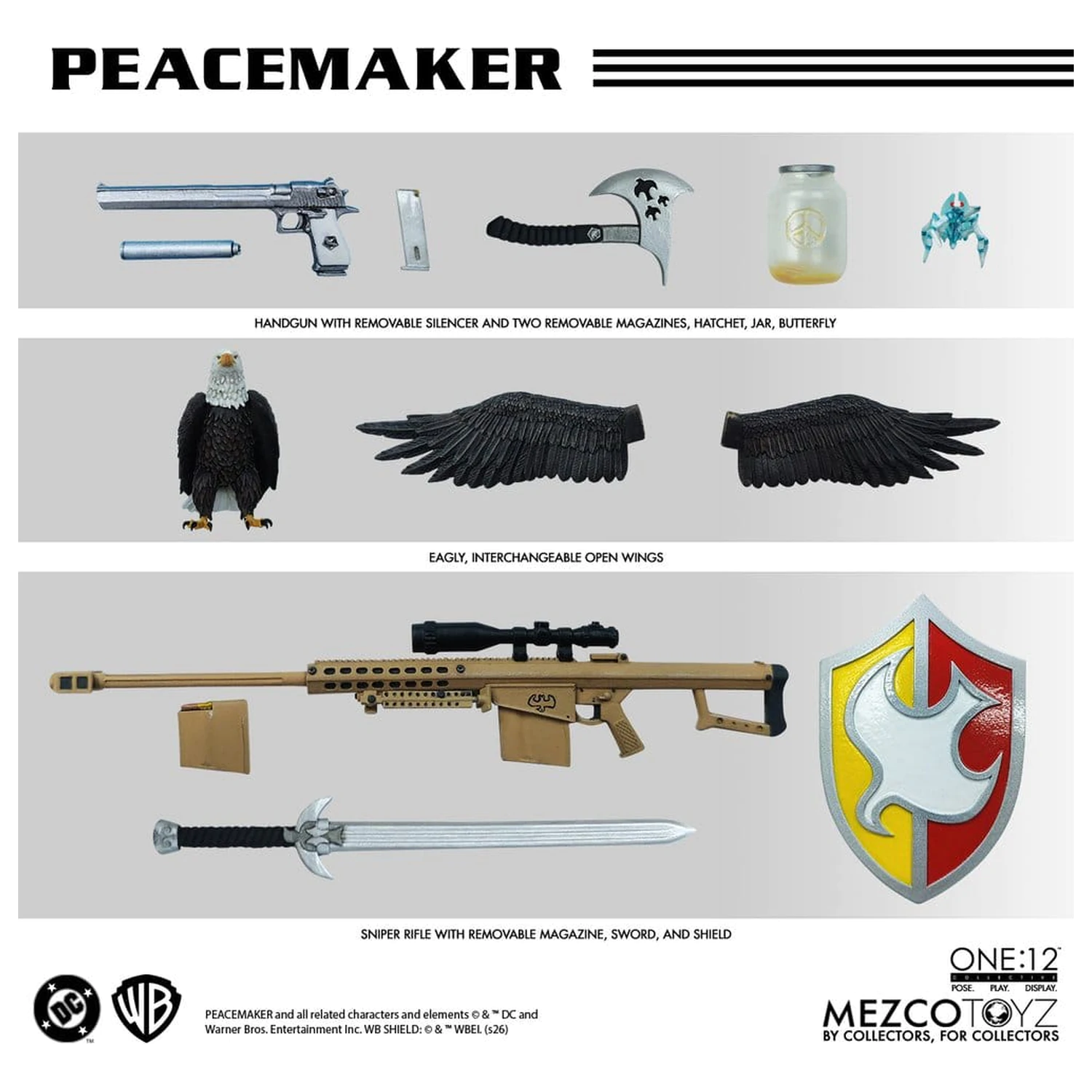 DC Comics One:12 Collective Akcijska figura 1/12 Peacemaker 17 cm fotografija proizvoda