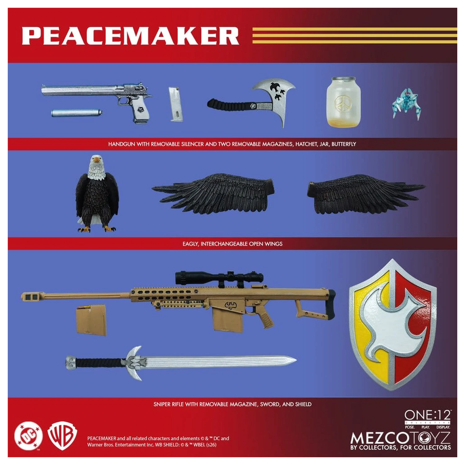 DC Comics One:12 Collective Akcijska figura 1/12 Peacemaker 17 cm fotografija proizvoda