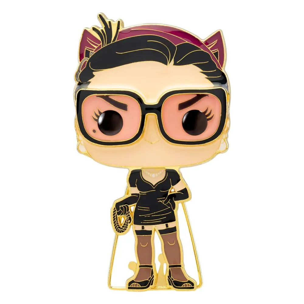 DC Comics POP! Emajlirani bedž Catwoman 10 cm fotografija proizvoda