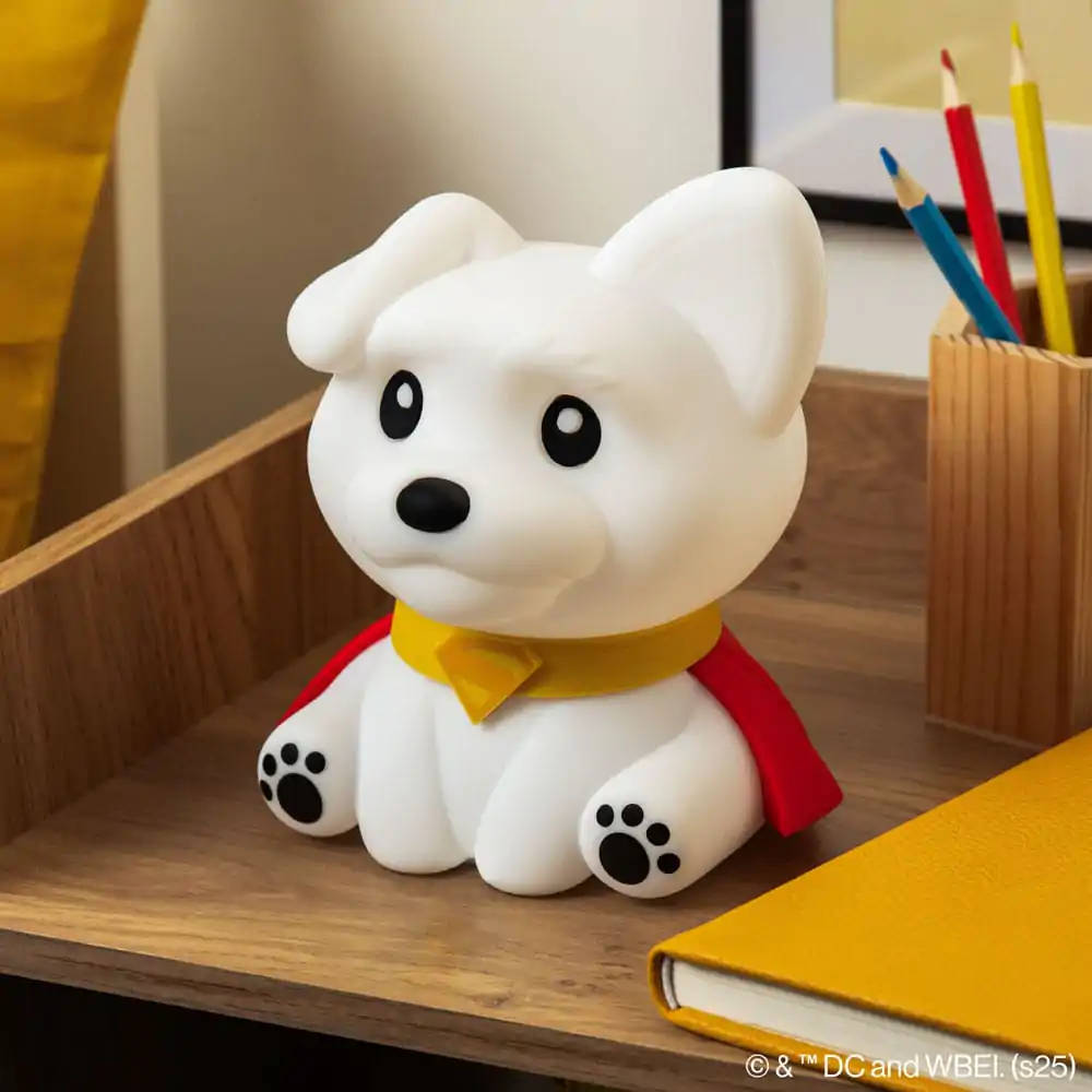 DC Comics Squishy Glo silikonska svjetiljka Superman Krypto 17 cm fotografija proizvoda