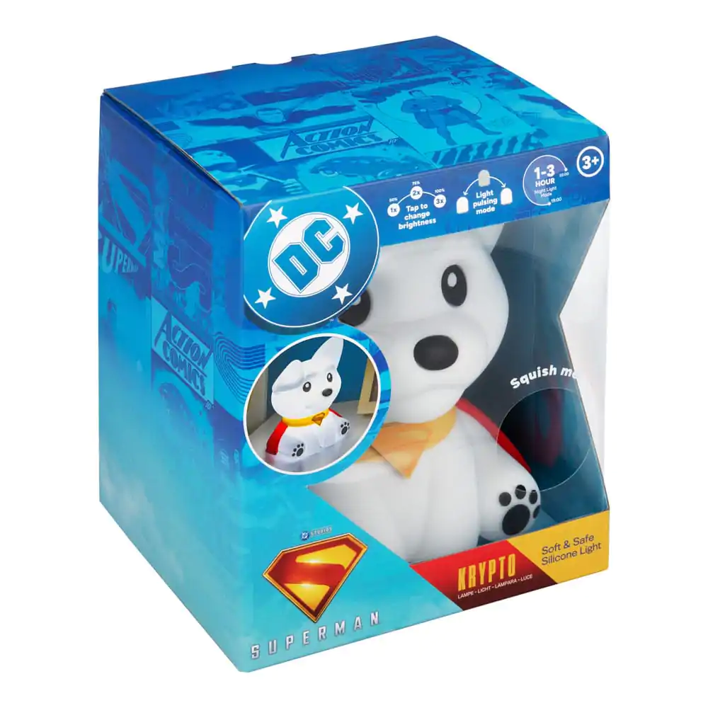 DC Comics Squishy Glo silikonska svjetiljka Superman Krypto 17 cm fotografija proizvoda