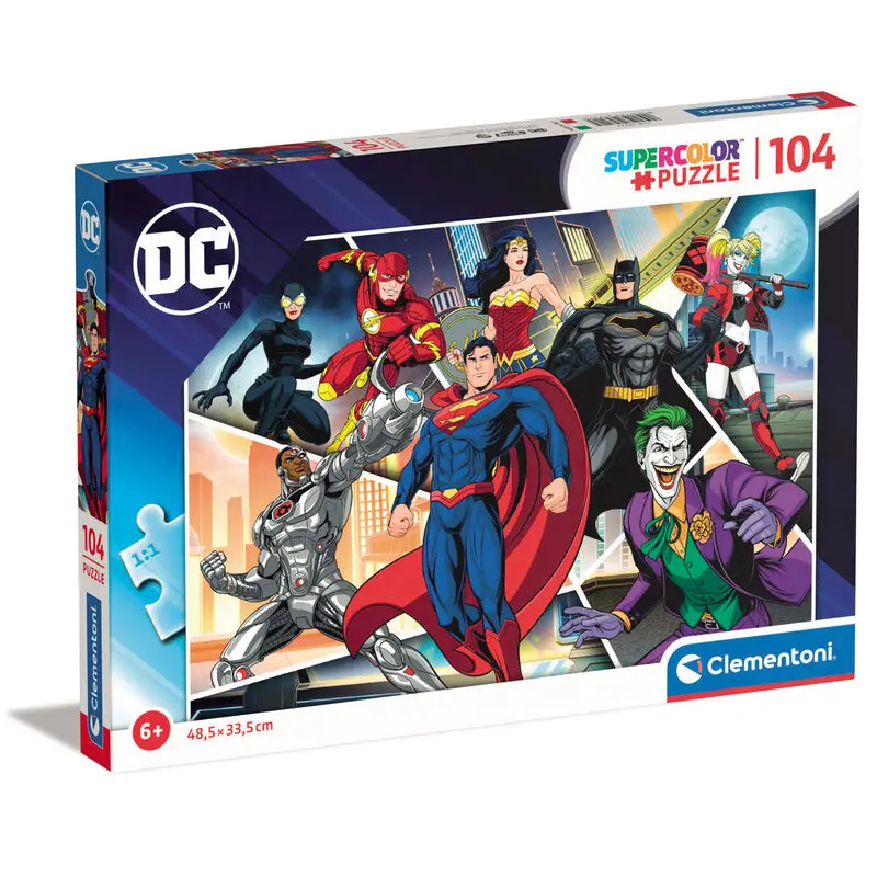 DC Comics Superheros puzzle 104 komada fotografija proizvoda