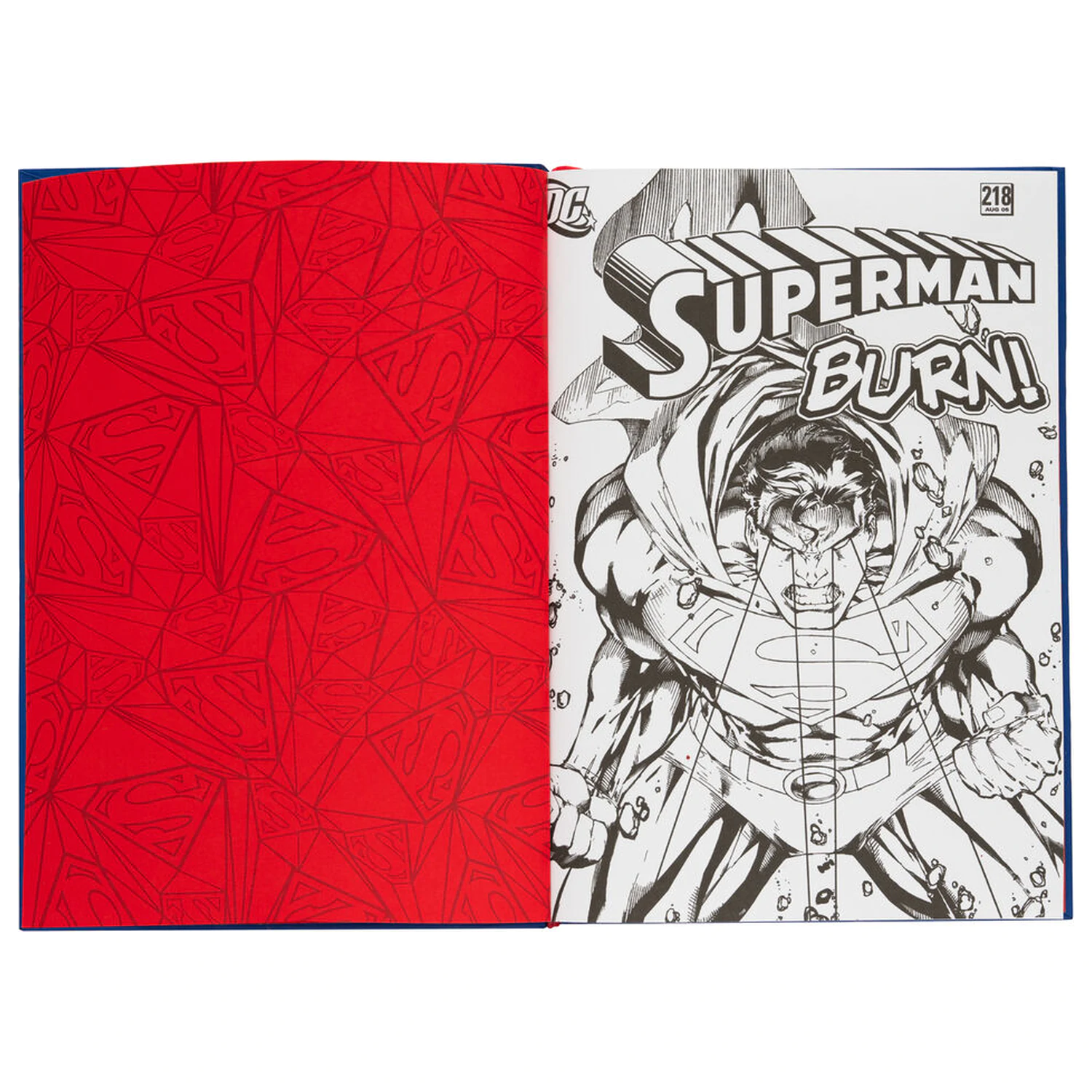 DC Comics Superman A5 lentikularna bilježnica fotografija proizvoda