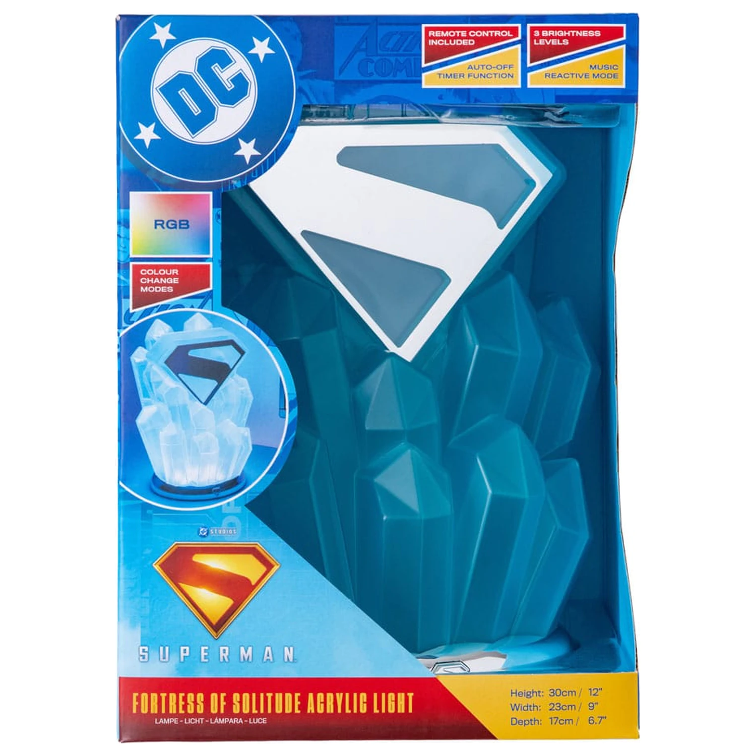 DC Comics Svjetlo Superman Fortress of Solitude fotografija proizvoda