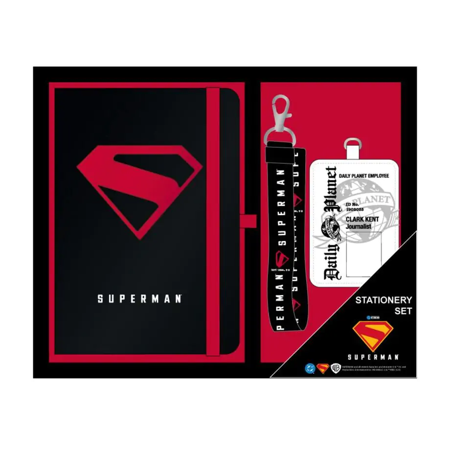 DC Comics Superman set uredskog pribora fotografija proizvoda