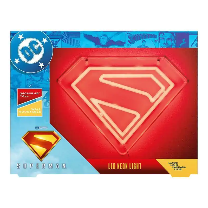 DC Comics LED zidna svjetiljka Superman neon svjetlo fotografija proizvoda