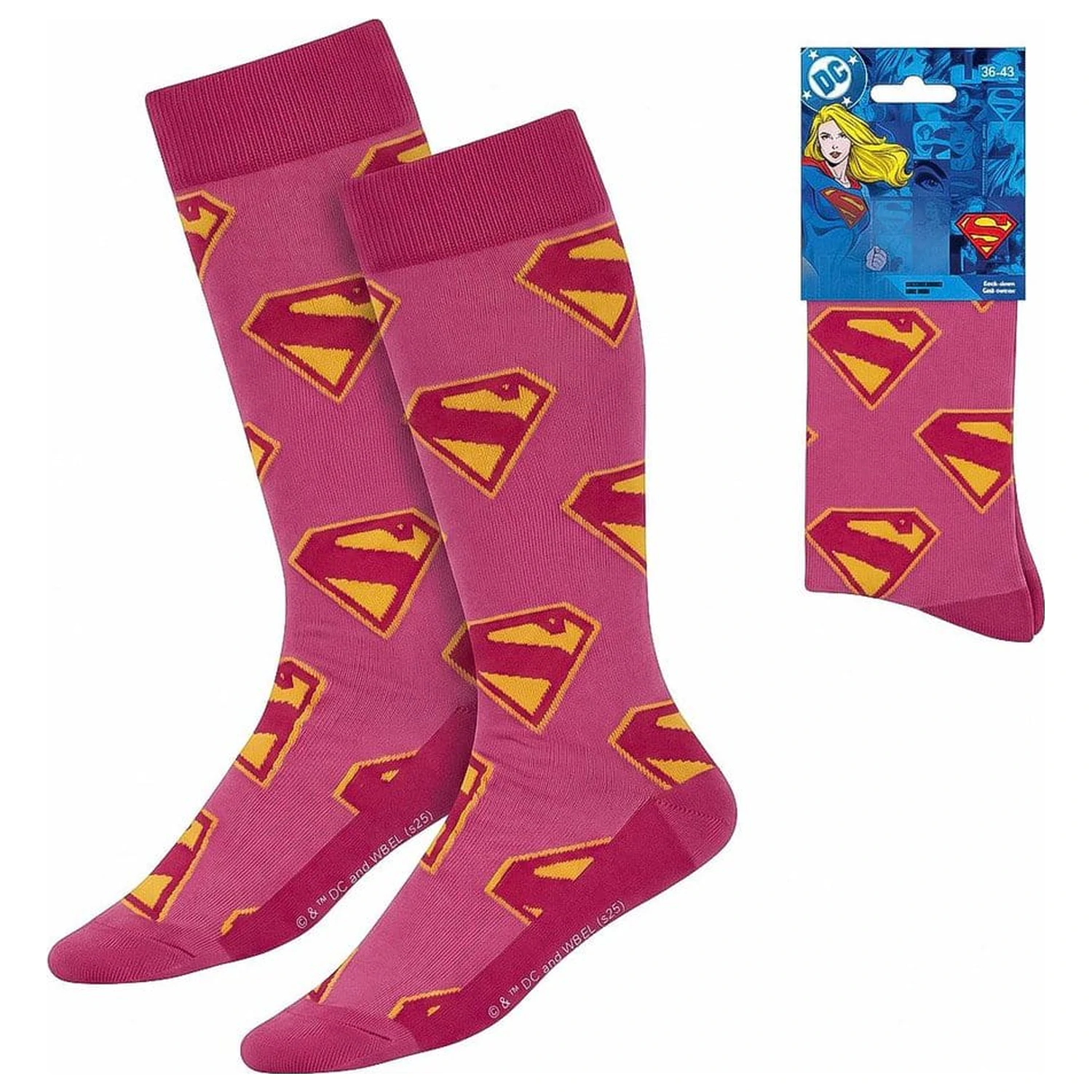 DC Comics čarape Superman Supergirl 36-43 fotografija proizvoda