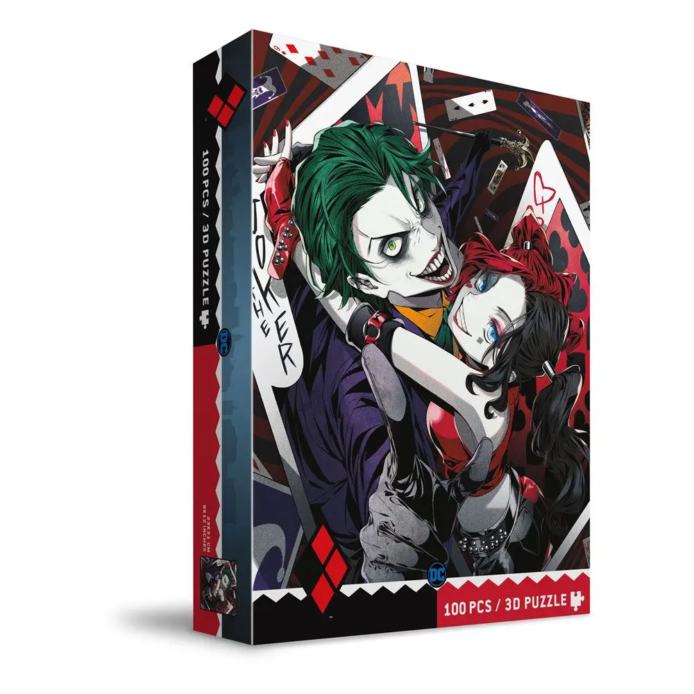 DC Comics slagalica s 3D efektom The Joker & Harley Quinn Manga (100 komada) fotografija proizvoda