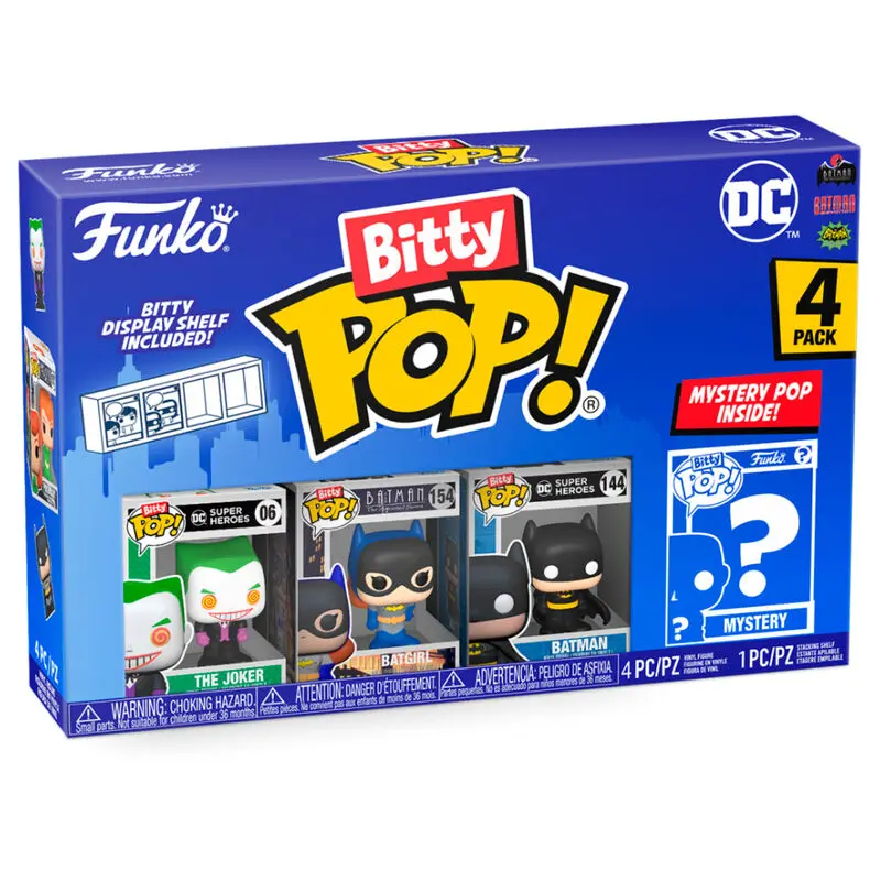 DC Bitty POP! Vinilna figura 4-Pack The Joker 2,5 cm fotografija proizvoda