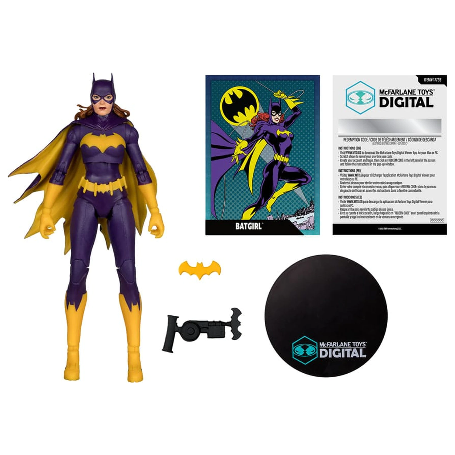 DC Direct McFarlane Toys Digitalna akcijska figura Batgirl (DC Classics) 18 cm fotografija proizvoda