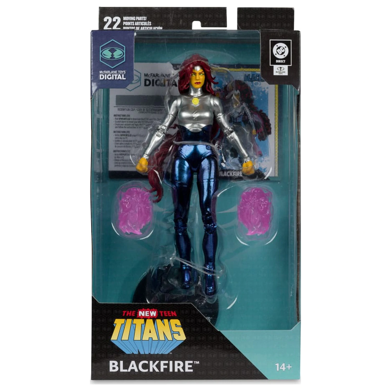 DC Direct McFarlane Toys digitalna akcijska figura Blackfire (The New Teen Titans) 18 cm fotografija proizvoda