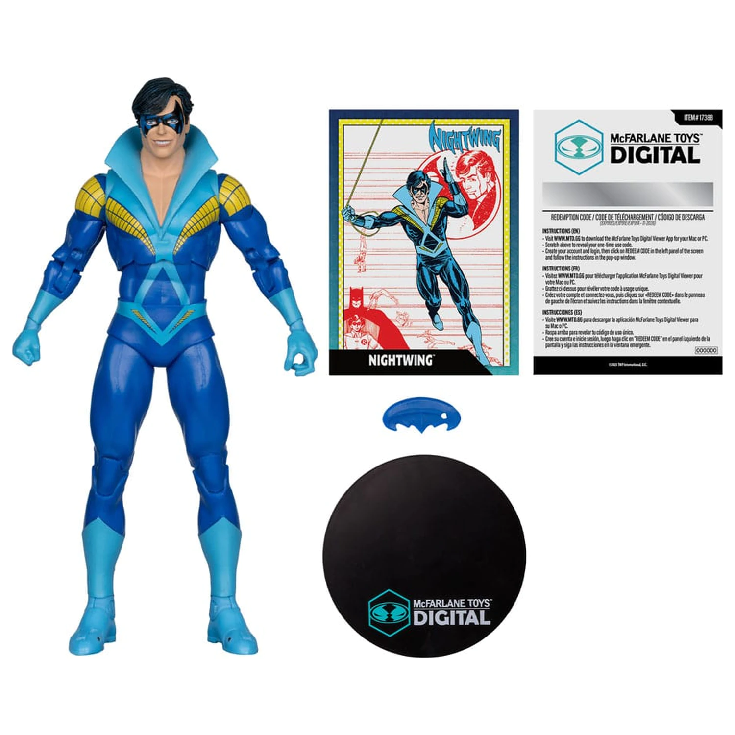 DC Direct McFarlane Toys Digitalna akcijska figura Nightwing (Teen Titans) 18 cm fotografija proizvoda