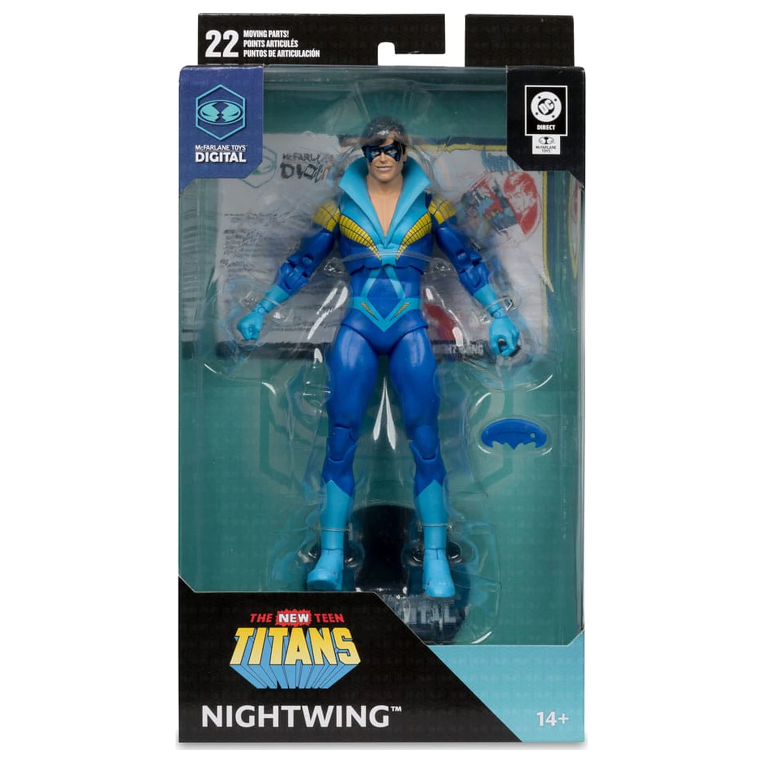 DC Direct McFarlane Toys Digitalna akcijska figura Nightwing (Teen Titans) 18 cm fotografija proizvoda
