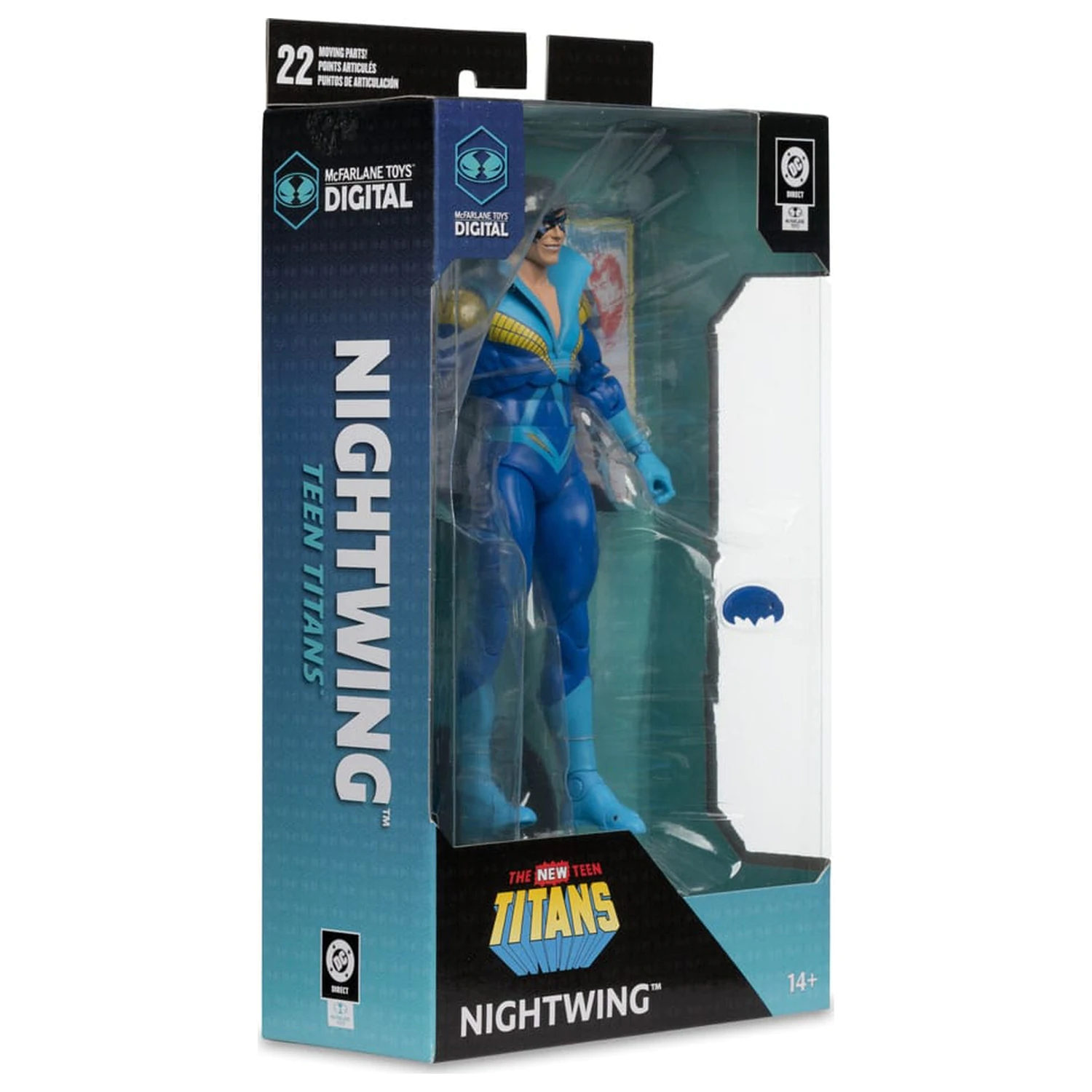 DC Direct McFarlane Toys Digitalna akcijska figura Nightwing (Teen Titans) 18 cm fotografija proizvoda
