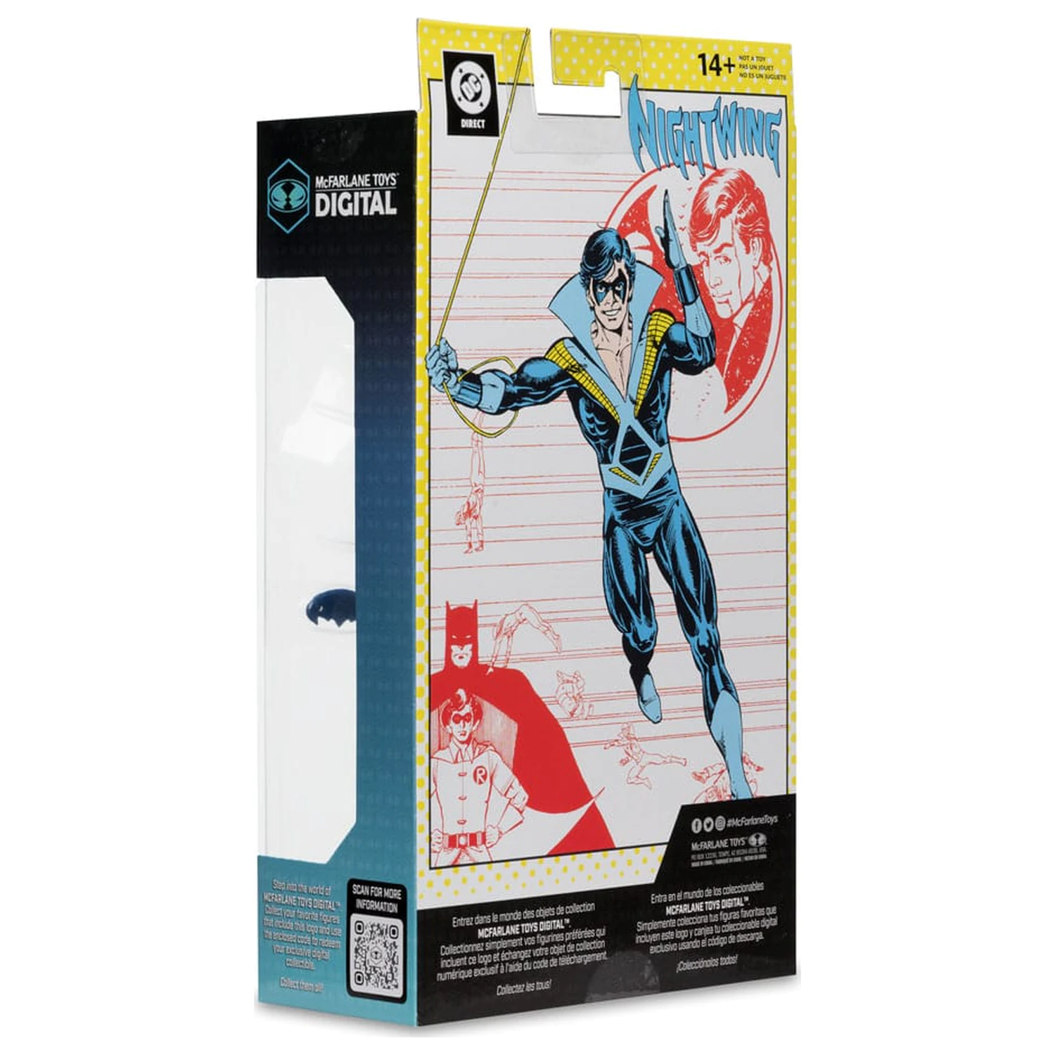 DC Direct McFarlane Toys Digitalna akcijska figura Nightwing (Teen Titans) 18 cm fotografija proizvoda