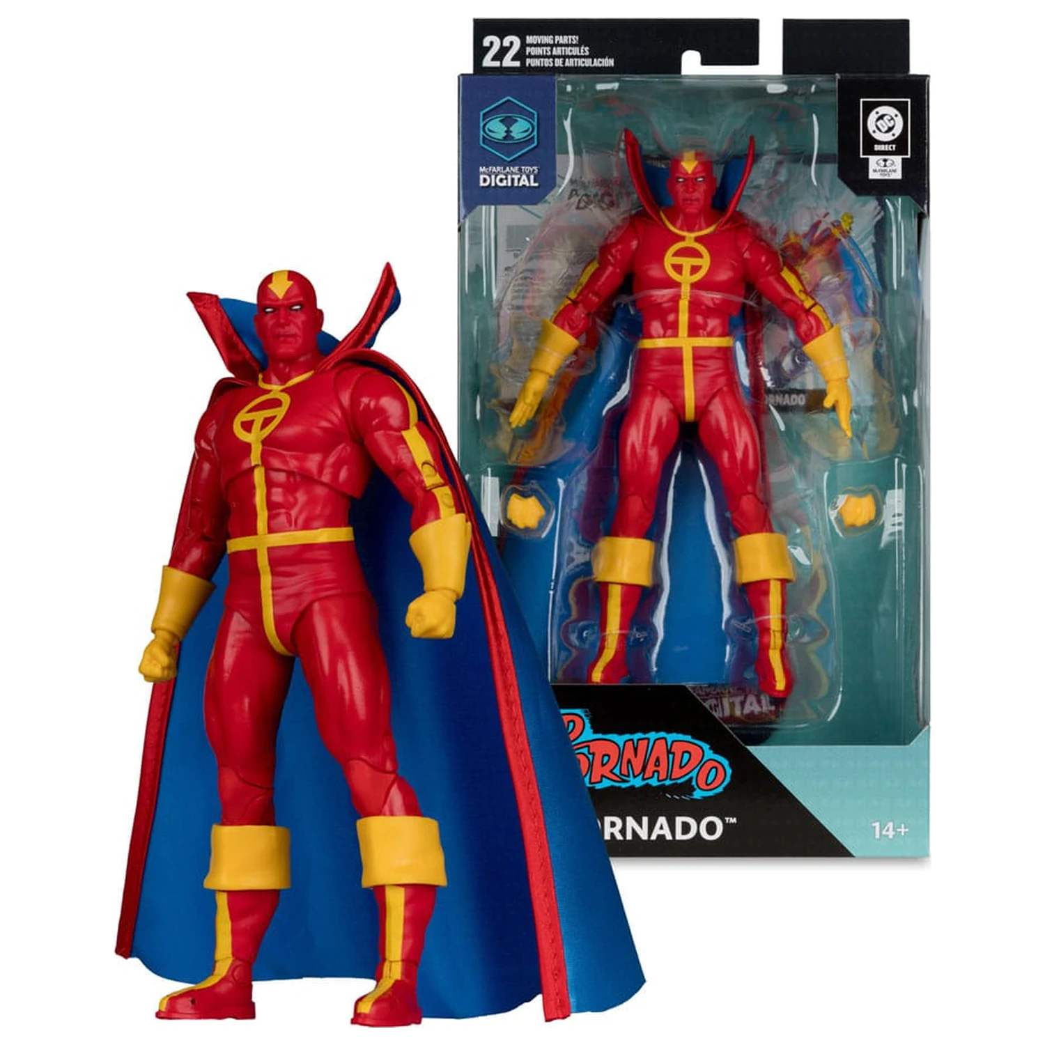 DC Direct McFarlane Toys Digitalna akcijska figura Red Tornado (Bronze Age) 18 cm fotografija proizvoda