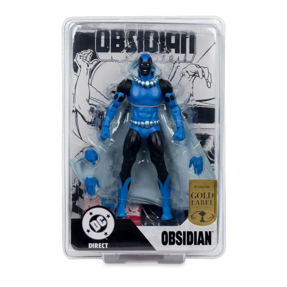 DC Direct Akcijska figura Obsidian (Infinity Inc #16) (Chase) (Gold Label) 18 cm fotografija proizvoda