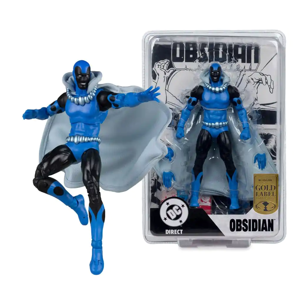 DC Direct Akcijska figura Obsidian (Infinity Inc #16) (Chase) (Gold Label) 18 cm fotografija proizvoda