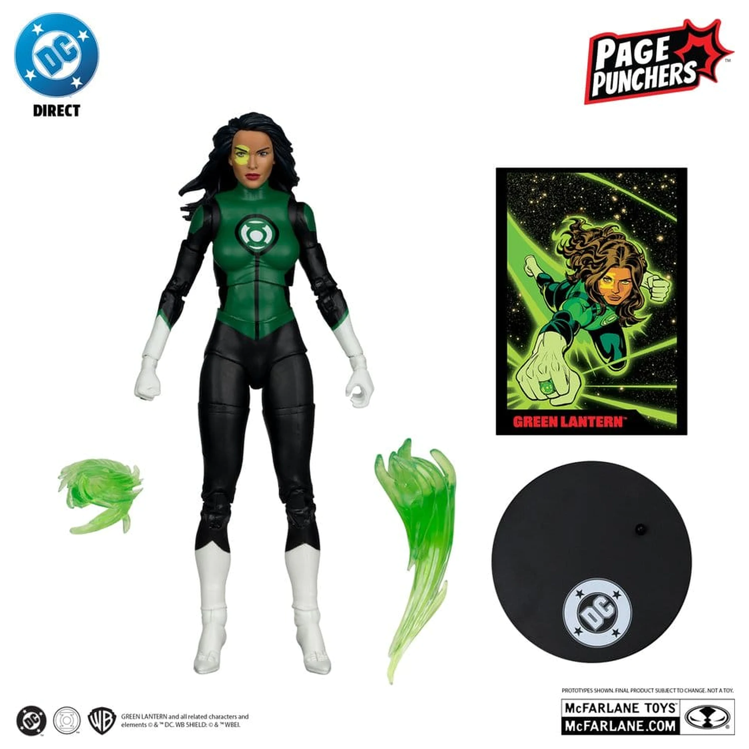 DC Direct Page Punchers akcijska figura Jessica Cruz (Green Lanterns # 48) (Red Platinum Edition) 18 cm fotografija proizvoda
