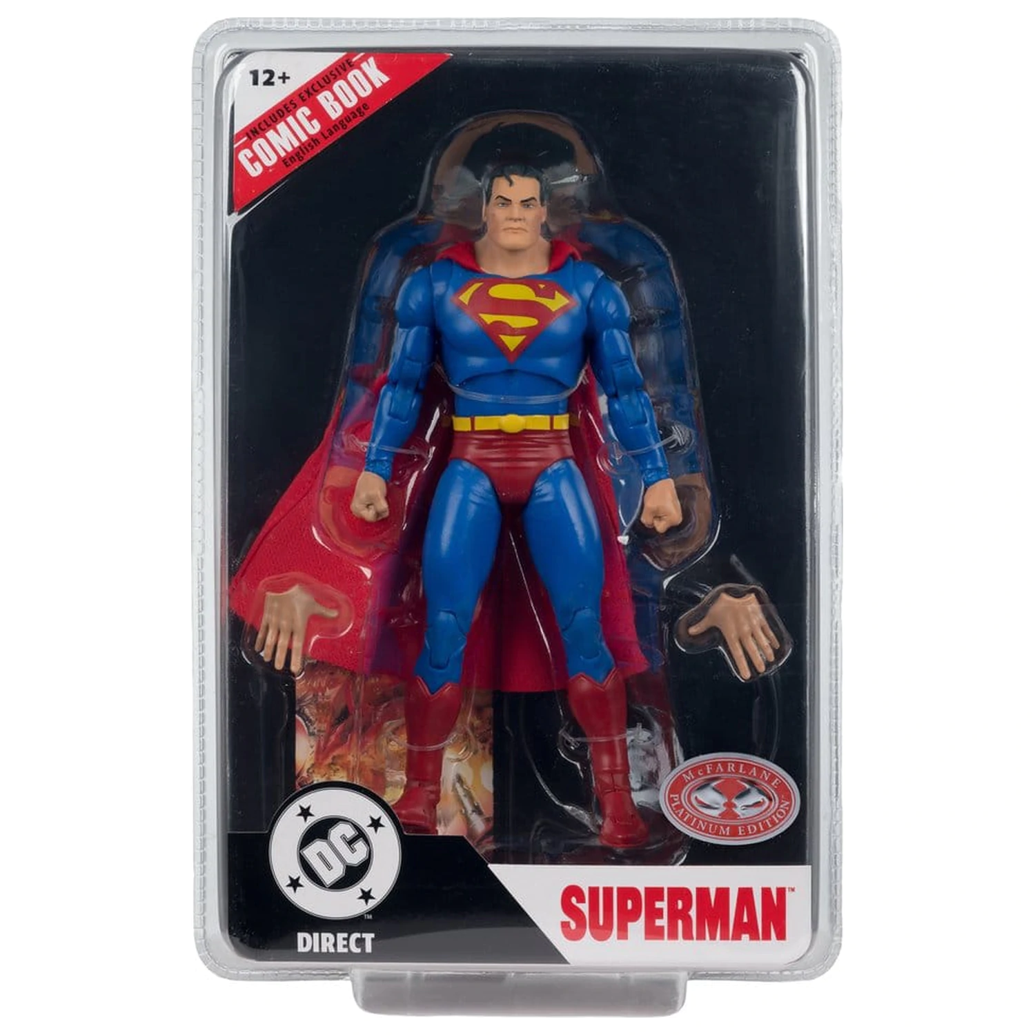 DC Direct Page Punchers akcijska figura Superman (Justice #1) (Red Platinum Edition) 19 cm fotografija proizvoda
