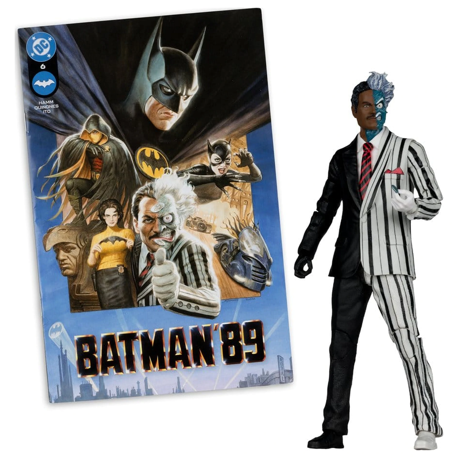 DC Direct Page Punchers akcijska figura Two-Face (Batman 89) (Red Platinum Edition) 19 cm fotografija proizvoda