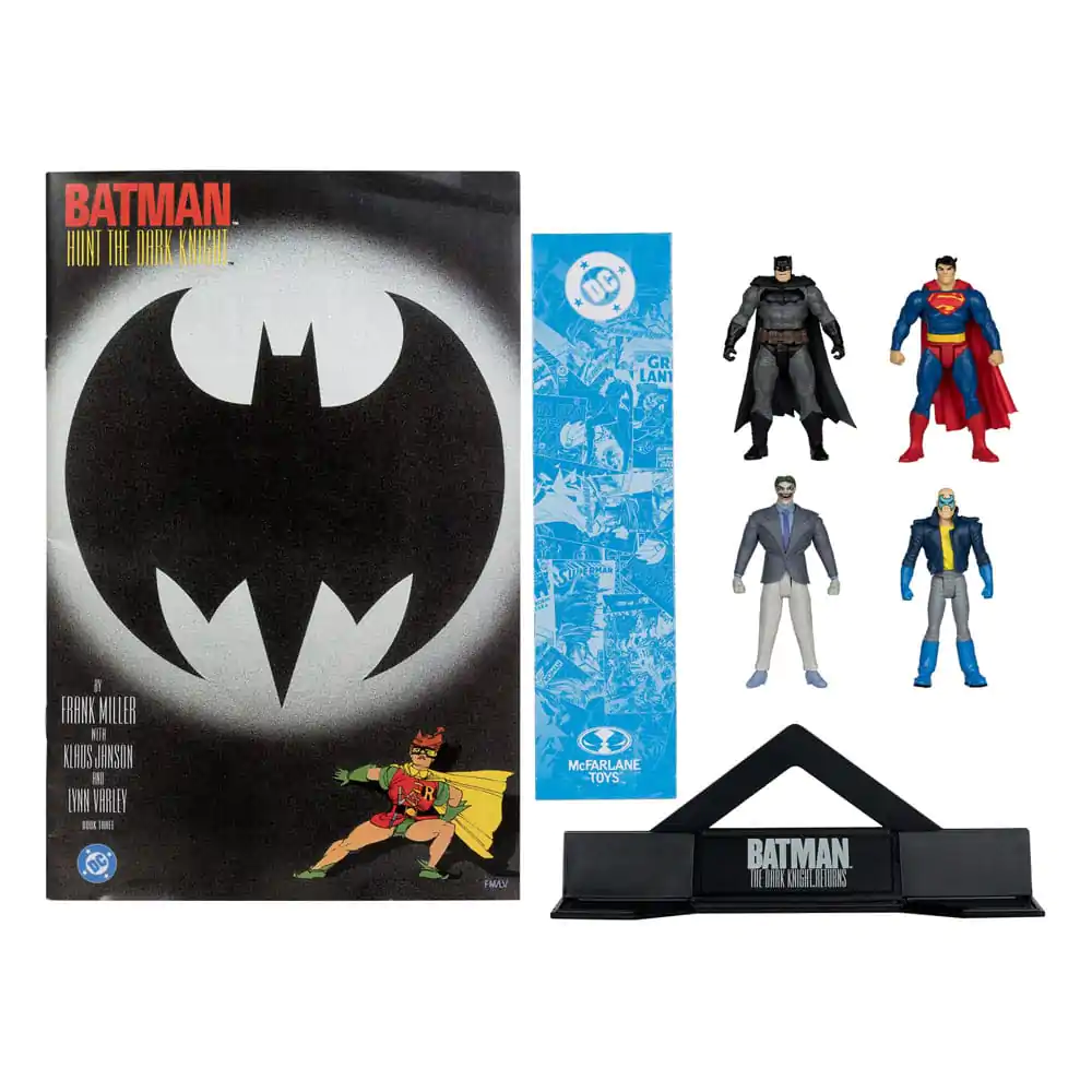 DC Direct Page Punchers Akcijska figura Pakiranje od 4 Batman & Son of Batman & Superman & Joker 7 cm fotografija proizvoda