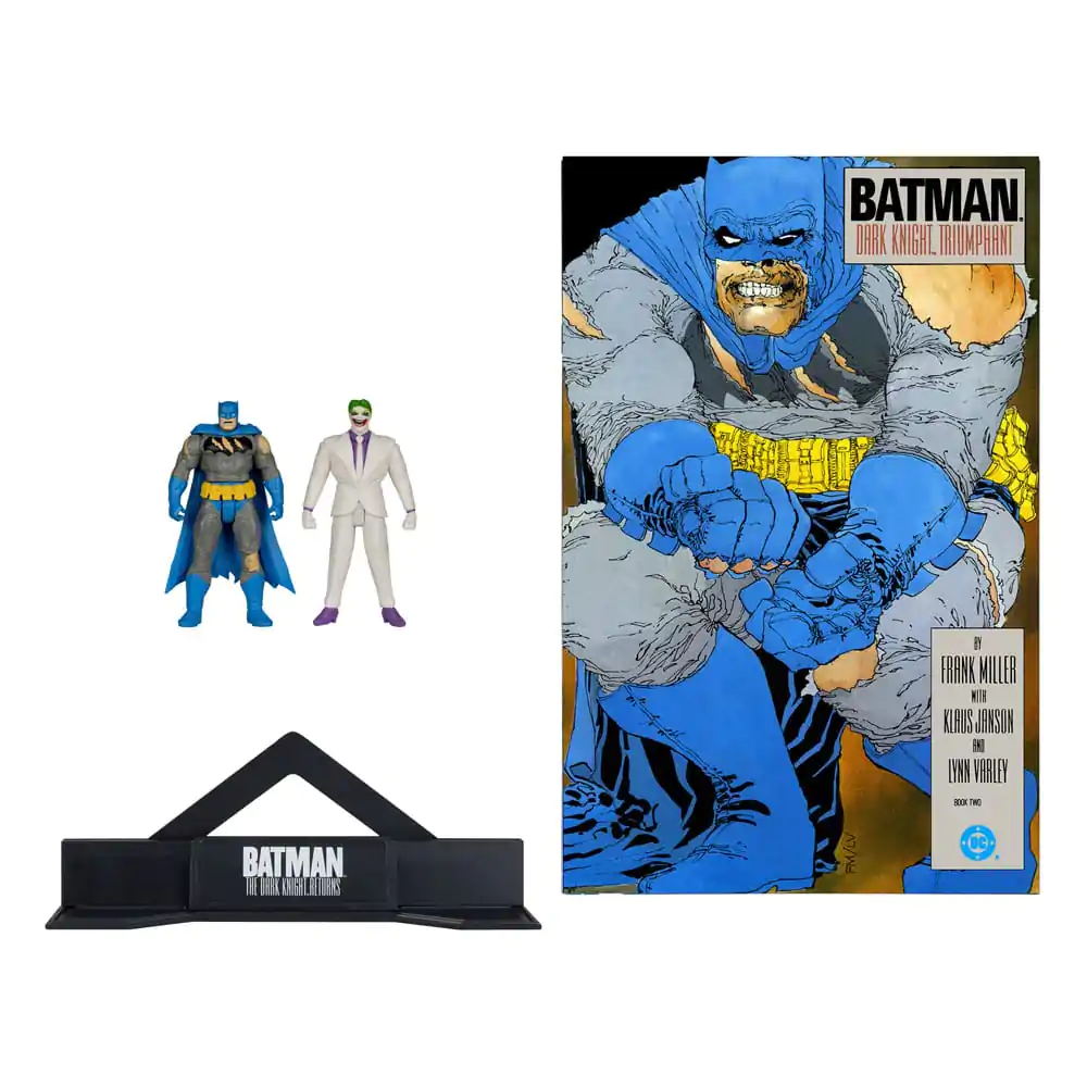 DC Direct Page Punchers akcijska figura 2-Pack Batman & The Joker (Batman: The Dark Knight Returns) 8 cm fotografija proizvoda