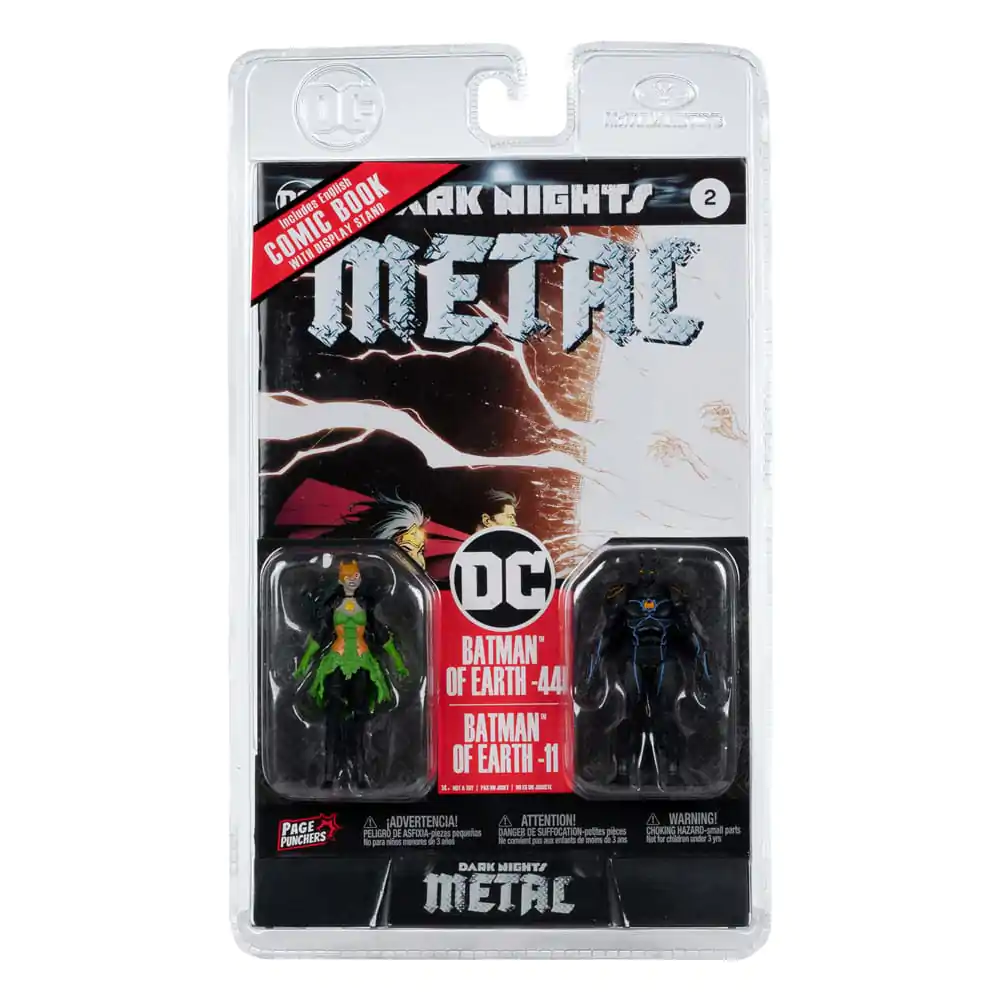 DC Direct Page Punchers akcijska figura 2-Pack Batman of Earth-44 & Batman of Earth-11 (Dark Nights: Metal) 8 cm fotografija proizvoda