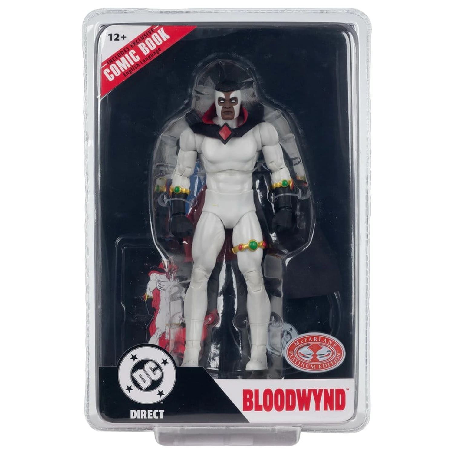 DC Direct Page Punchers akcijska figura Bloodwynd (Justice League #77) (Red Platinum Edition) 18 cm fotografija proizvoda