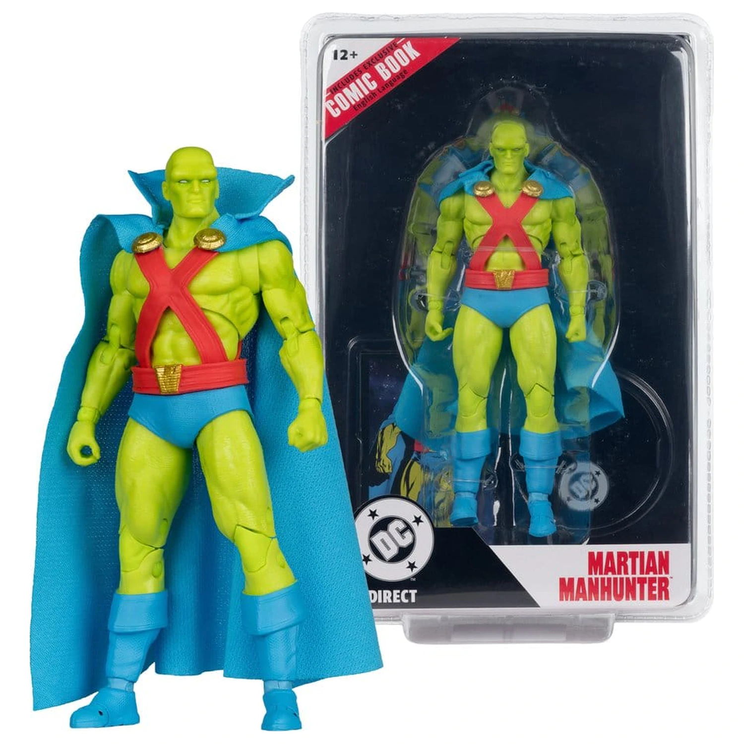 DC Direct Page Punchers akcijska figura Martian Manhunter (Justice League #77) 18 cm fotografija proizvoda