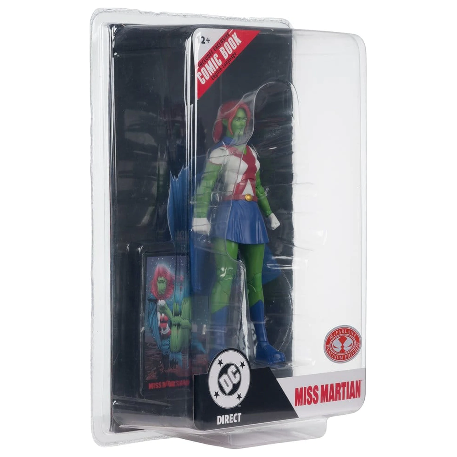 DC Direct Page Punchers akcijska figura Miss Martian (Teen Titans #41) (Red Platinum Edition) 17 cm fotografija proizvoda