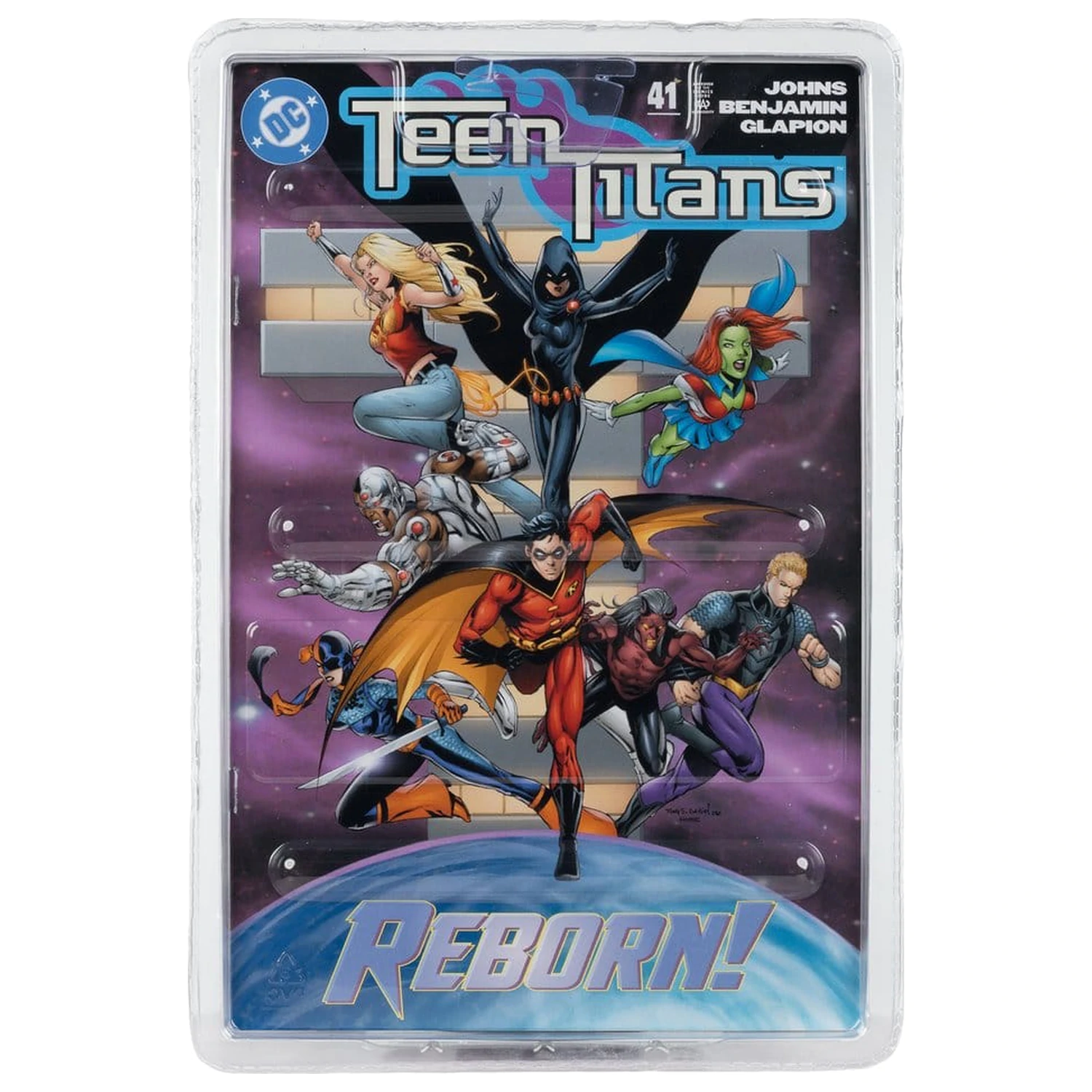 DC Direct Page Punchers akcijska figura Miss Martian (Teen Titans #41) (Red Platinum Edition) 17 cm fotografija proizvoda