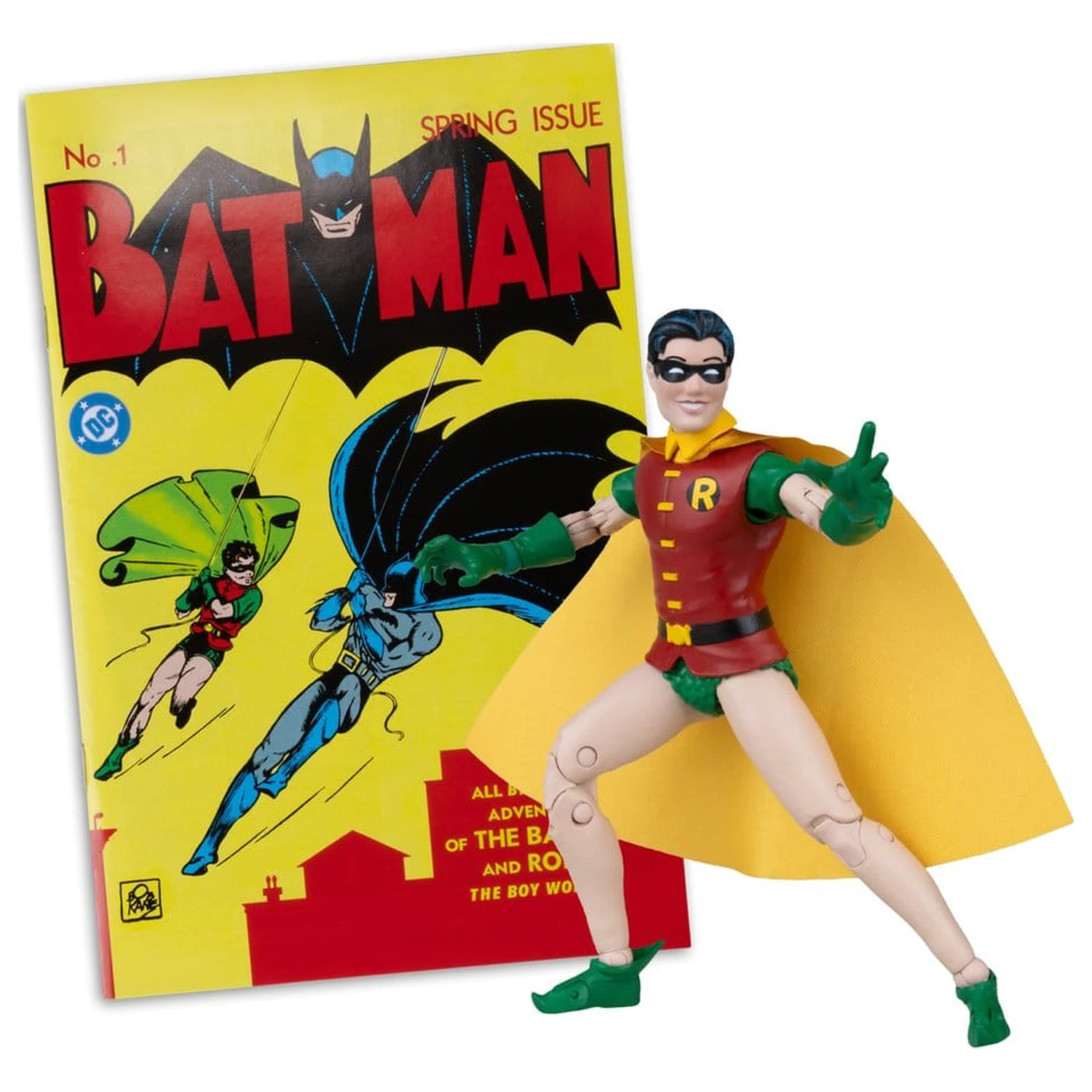 DC Direct Page Punchers akcijska figura Robin Dick Grayson (Batman #1) (Red Platinum Edition) 14 cm fotografija proizvoda