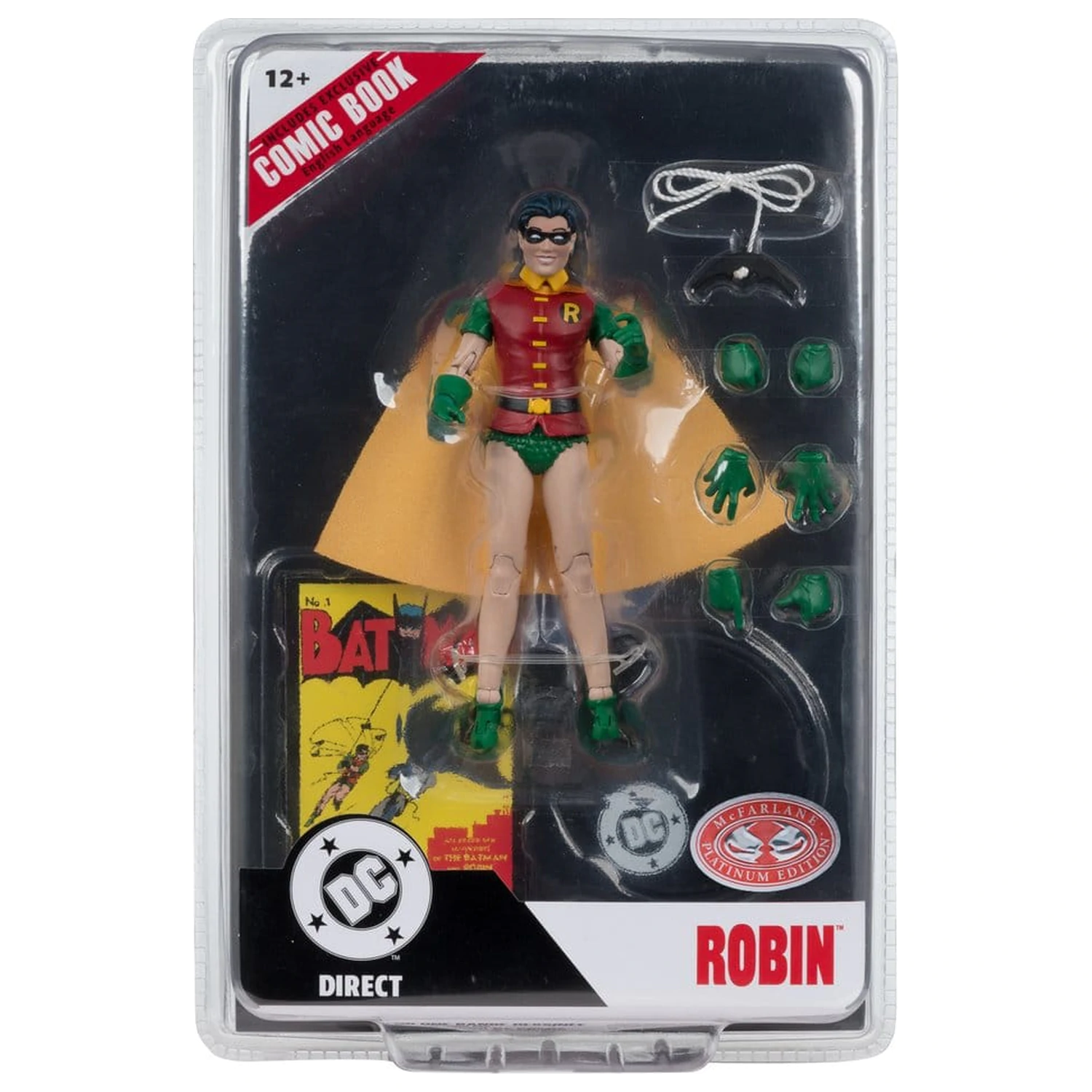 DC Direct Page Punchers akcijska figura Robin Dick Grayson (Batman #1) (Red Platinum Edition) 14 cm fotografija proizvoda