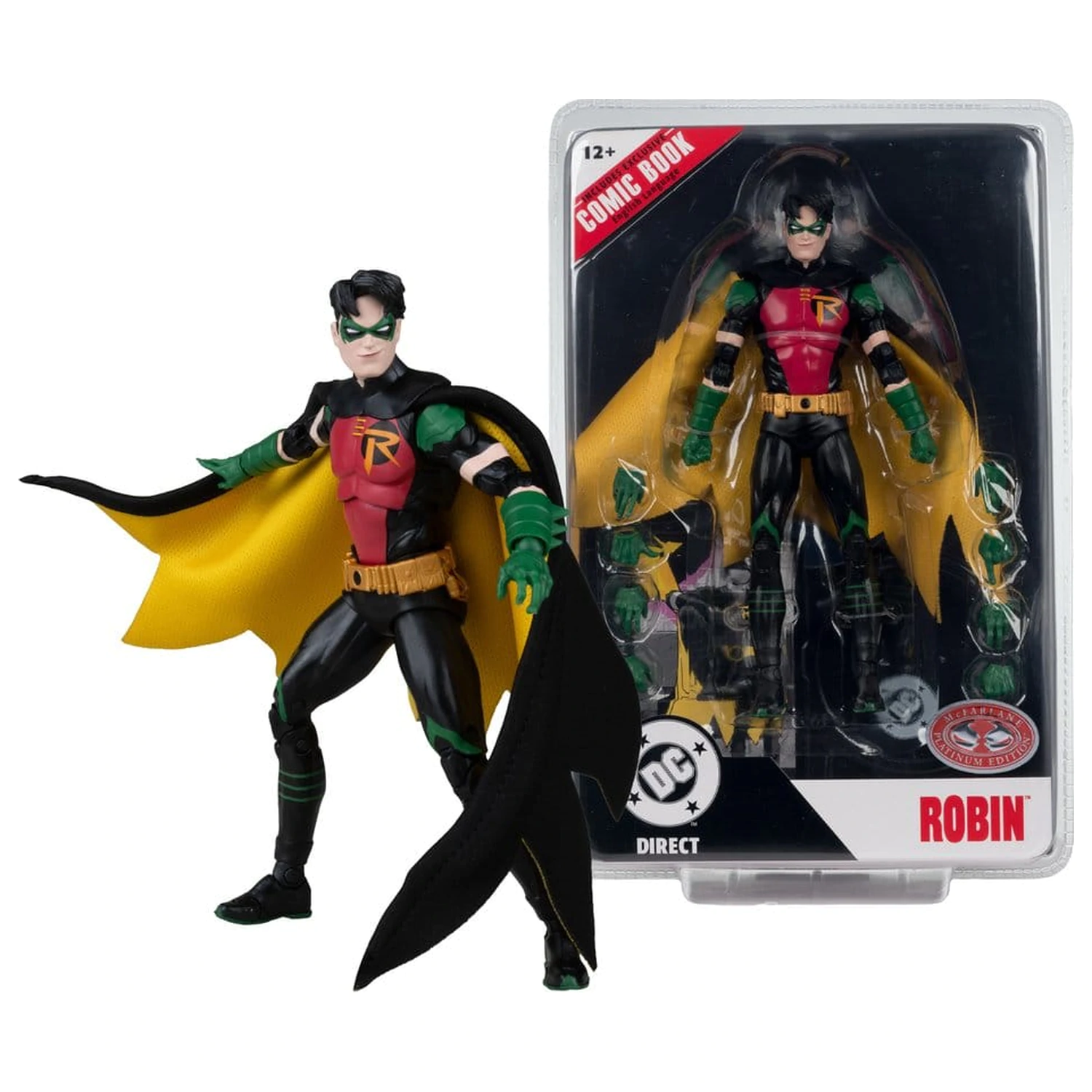 DC Direct Page Punchers akcijska figura Robin Tim Drake (Nightwing #81) (Red Platinum Edition) 18 cm fotografija proizvoda