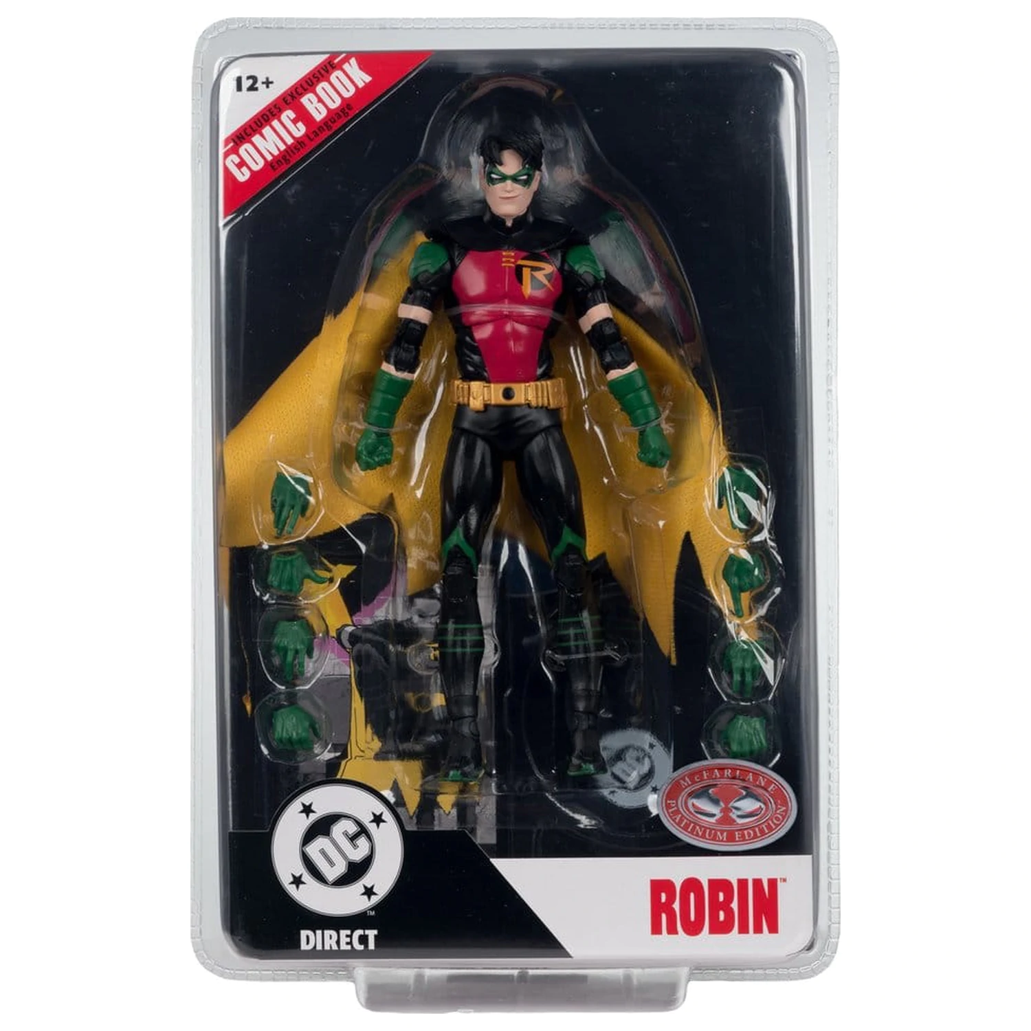DC Direct Page Punchers akcijska figura Robin Tim Drake (Nightwing #81) (Red Platinum Edition) 18 cm fotografija proizvoda