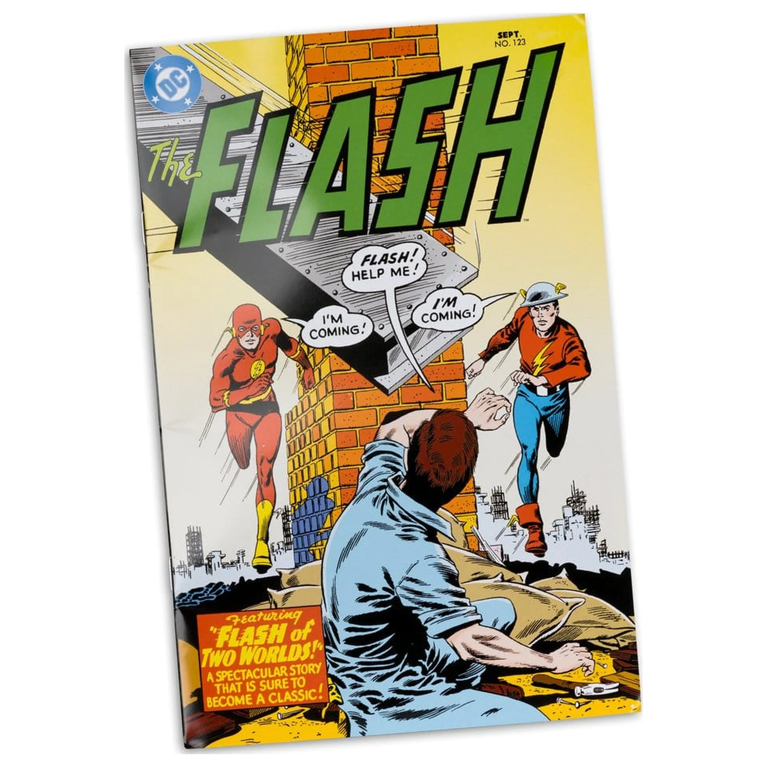 DC Direct Page Punchers akcijska figura The Flash Jay Garrick (The Flash #123) (Red Platinum Edition) 18 cm fotografija proizvoda