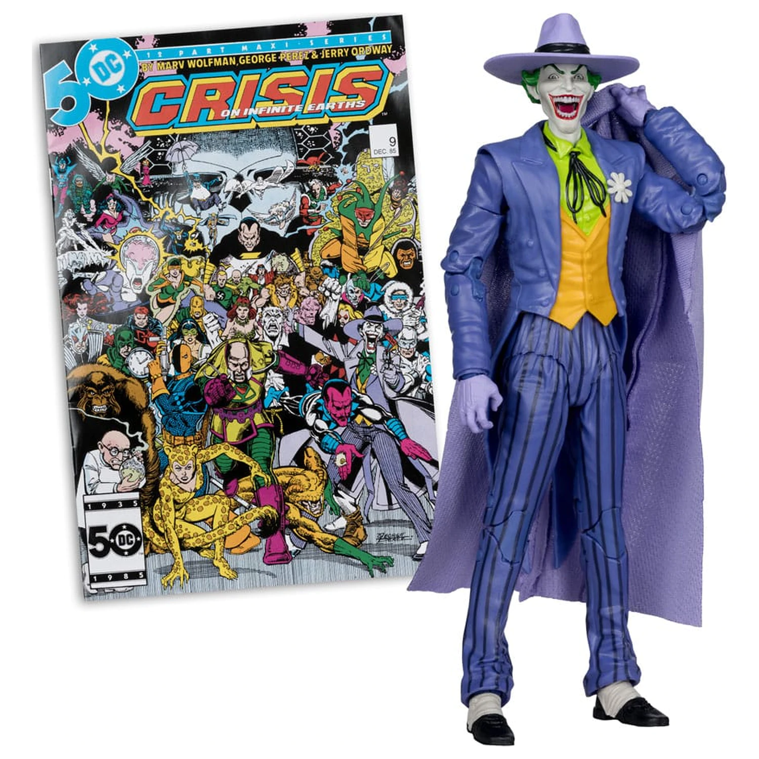 DC Direct Page Punchers akcijska figura The Joker (Crisis on Infinite Earths) 18 cm fotografija proizvoda