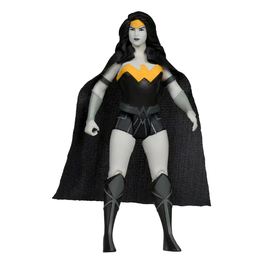 DC Direct Super Powers akcijske figure Batman, Superman & Wonder Woman Black & White Accent Edition Gold Label 13 cm fotografija proizvoda