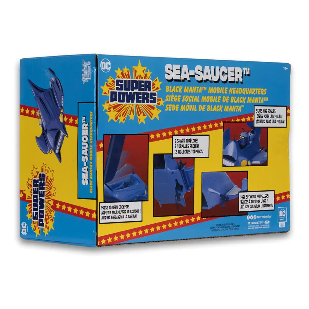DC Direct Super Powers Vehicles Black Manta morski tanjur 10 cm fotografija proizvoda