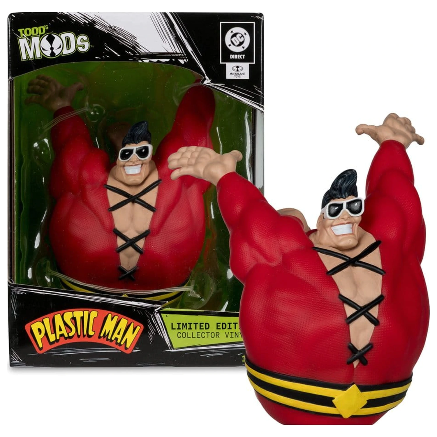 DC Direct Todd's Mods Vinyl figura Plastic Man 10 cm (Limited Edition) fotografija proizvoda