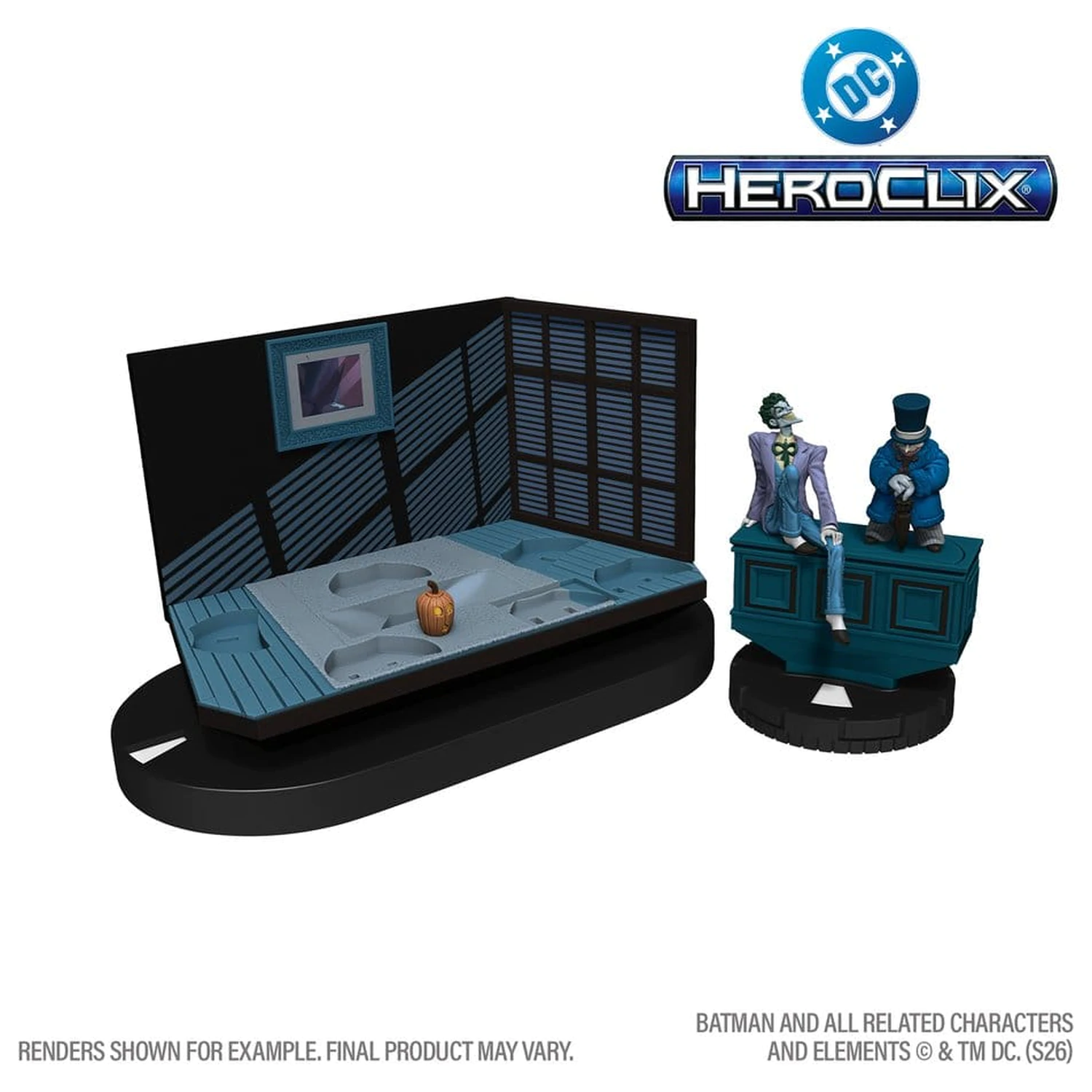 DC HeroClix SwitchClix Minifigure s bazom The Long Halloween Team Base 23 cm fotografija proizvoda