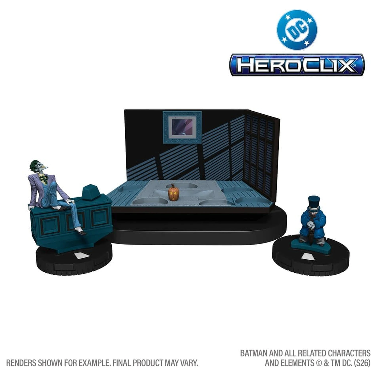 DC HeroClix SwitchClix Minifigure s bazom The Long Halloween Team Base 23 cm fotografija proizvoda