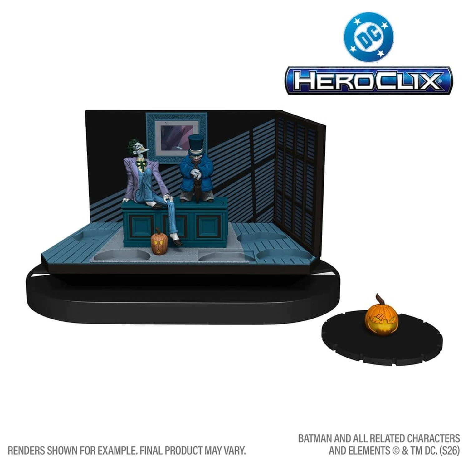 DC HeroClix SwitchClix Minifigure s bazom The Long Halloween Team Base 23 cm fotografija proizvoda