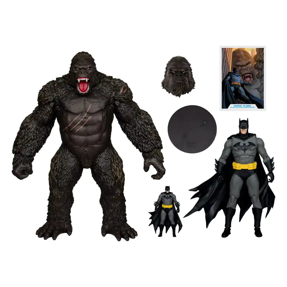 DC Justice League Monsterverse DC Multiverse akcijske figure 2-Pack Batman & Kong 29 cm fotografija proizvoda