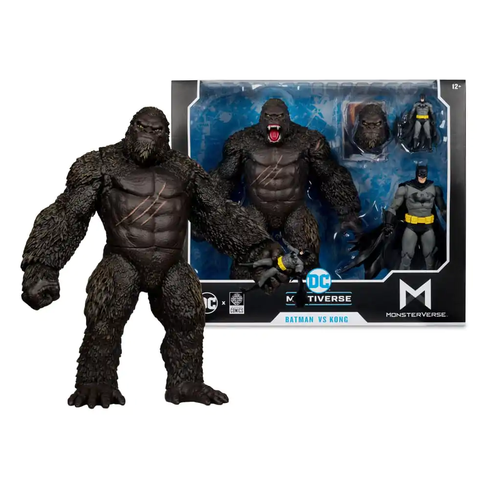 DC Justice League Monsterverse DC Multiverse akcijske figure 2-Pack Batman & Kong 29 cm fotografija proizvoda