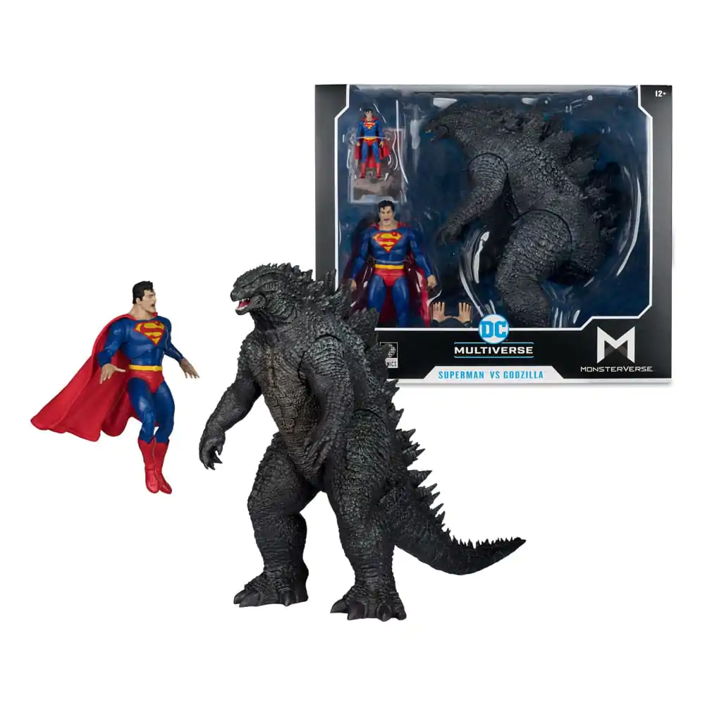 DC Justice League Monsterverse DC Multiverse akcijske figure 2-Pack Superman Vs. Godzilla 30 cm fotografija proizvoda