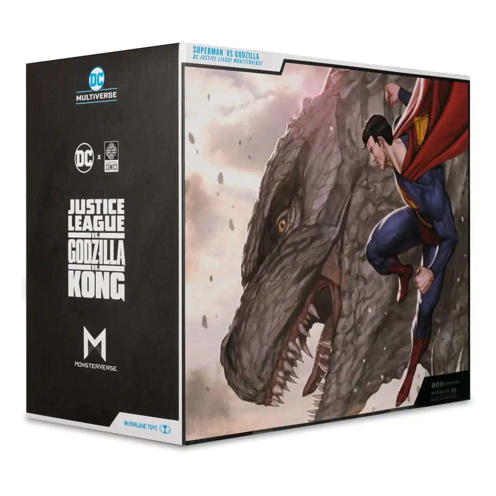 DC Justice League Monsterverse DC Multiverse akcijske figure 2-Pack Superman Vs. Godzilla 30 cm fotografija proizvoda
