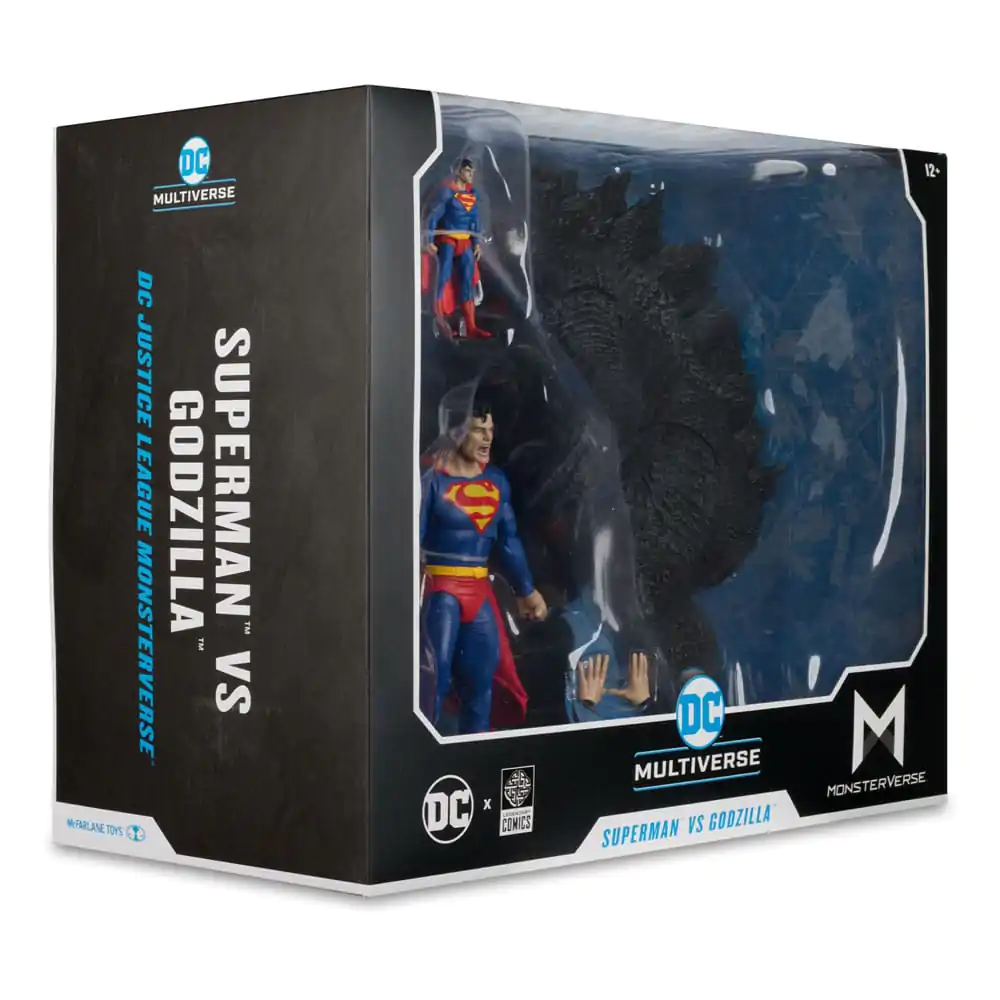 DC Justice League Monsterverse DC Multiverse akcijske figure 2-Pack Superman Vs. Godzilla 30 cm fotografija proizvoda