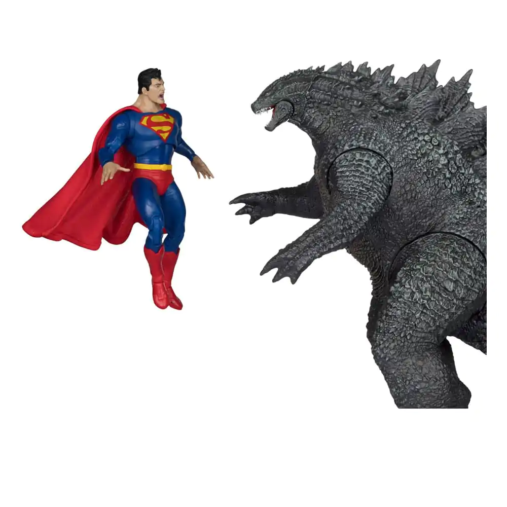 DC Justice League Monsterverse DC Multiverse akcijske figure 2-Pack Superman Vs. Godzilla 30 cm fotografija proizvoda